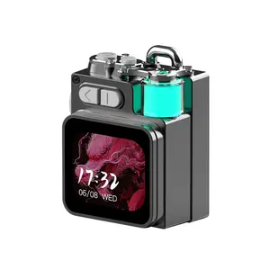 Mini Bluetooth-compatible Speaker, Portable Touch Control LCD Screen, Wireless Mono Output, Perfect Gift for Friends and Family, Fits Smartphones and Tablets