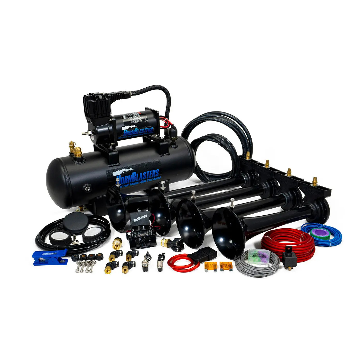 Conductor's Special 228H Train Horn Kit | 12-Volt DC | 2-Gallon 150 PSI | Vehicle-Mounted Conductor's Special 228H Train Horn Kit | 12-Volt DC | 2-Gallon 150 PSI | Vehicle-Mounted