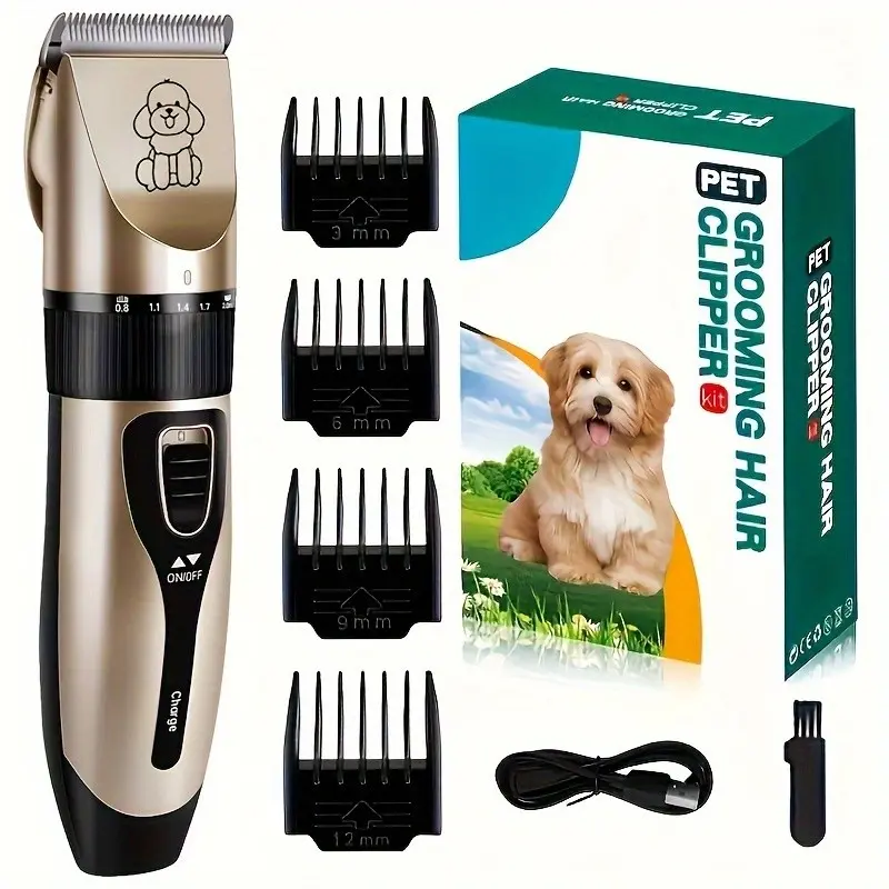 High-Power Professional Dog Grooming Clipper, Electric Pet Trimmer for Teddy Dogs, Poodle, Large Breed Hair Clippers, Easy-To-Use Pet Grooming Tool