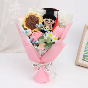 Elegant Graduation Gift Bouquet, Perfect Home Decor Accessory, Ideal for Grad Photoshoots, Warm Friendship Present