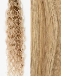 Signature Tape-In, Curly | Light Ash/Blonde #12/600