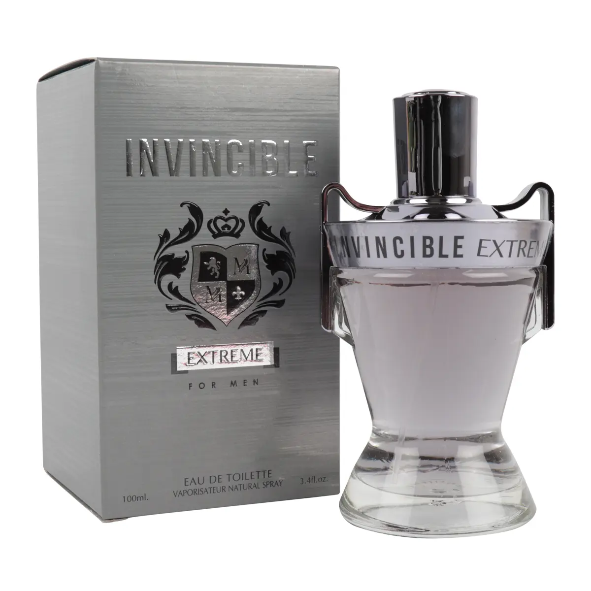 Invincible Extreme Eau de Toilette Spray Cologne for Men 100ml – Amber & Spicy Fragrance