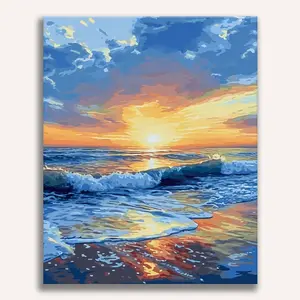 Seaside Dusk Paint by Numbers Kit