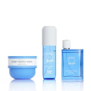 Solo En Ibiza Barcelona Bliss Perfume Gift Set Perfume, Body Mist & Body Cream - Vegan & Cruelty-Free - Moisturizing & Lightweight - 3-Step Ritual