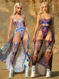 Ladies' sexy holiday party performance costumes, dance costumes, camisoles, long dresses, Halloween costumes