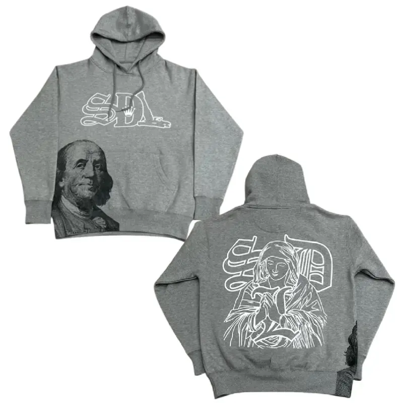 2026 S-DL Gray Hoodies, Hip Hop Style, Streetwear Hoodie, Trendy Outdoor Wear Daily Wear for Men, Designer Clothing, Gift for him, Gift for her, Birthday's gift