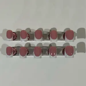 Classic  white French tip