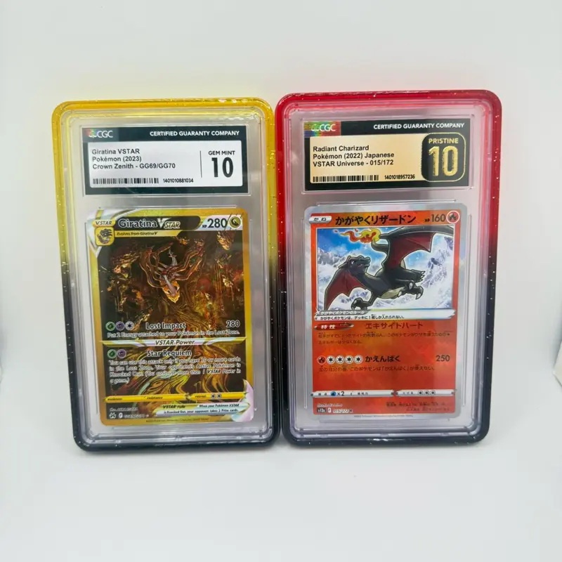 CGC Slab Guard w/ Backplate – Premium TPU Bumper Case for CGC Graded Cards