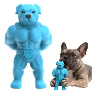 ”Bully Bite Toy“ Blue Muscle Design for Aggressive Chewers - Durable & Fun Dog Toy - Perfect for Playtime