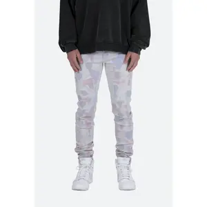 mnml M363 Painted Slim Denim - Off White