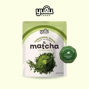 Yulu Foods Matcha Green Tea Powder – Everyday Blend or Ceremonial Blend, Unsweetened, 30g