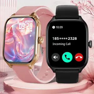 2.01-inch Smart Watch for Men and Women, Phone Calling, Music, Calculator, Message ,Stopwatch, Monitor Sports Watches Smart Compatible with Android and iOS, Wireless Smart Watch