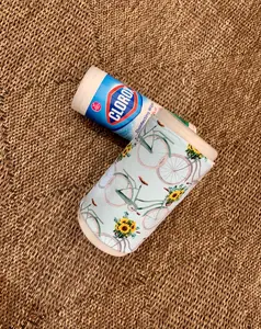 Clorox Lysol wipes - Disinfecting Wipes Cover  Pantry Organization - Clorox Holder – Kitchen Décor – Custom cover - Spring Wipes Can Cover Adjustable Bedroom With Lid Cotton Cotton Korean Style Bedroom White Korean Style