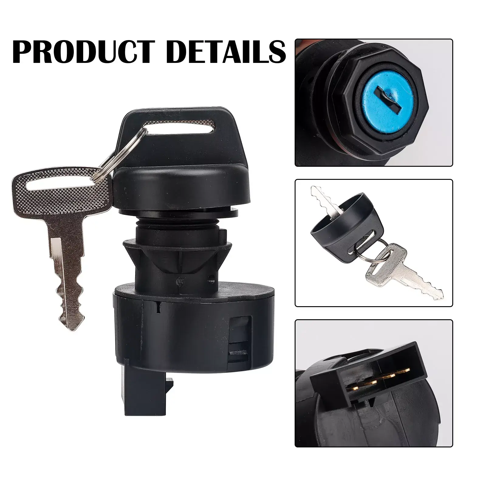 3mirrors Ignition Switch with 2 Keys Replacement For Polaris Sportsman Magnum 325 400 450 500 Outlaw 450 525 ATV Ignition Key Switch Assembly