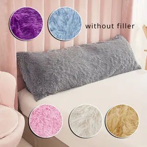 1 piece solid color plush bed pillowcase, body pillowcase and decorative pillowcase. 1 pillowcase only, no core included. Soft and comfortable fabric, suitable for sofa, bedroom, guest room, hotel, inn, school dormitory and car decoration.