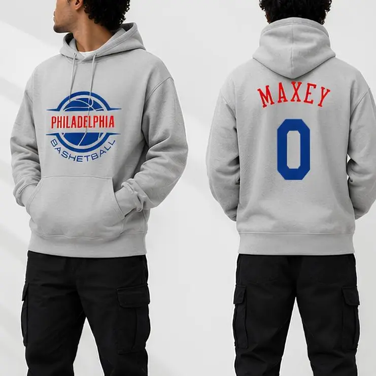 Unisex Tyrese Maxey 0 Philadelphia Basketball Sport Graphic Tshirt Hoodie Sweatshirt Casual Aesthetic Basic Crewneck Streetstyle Tee