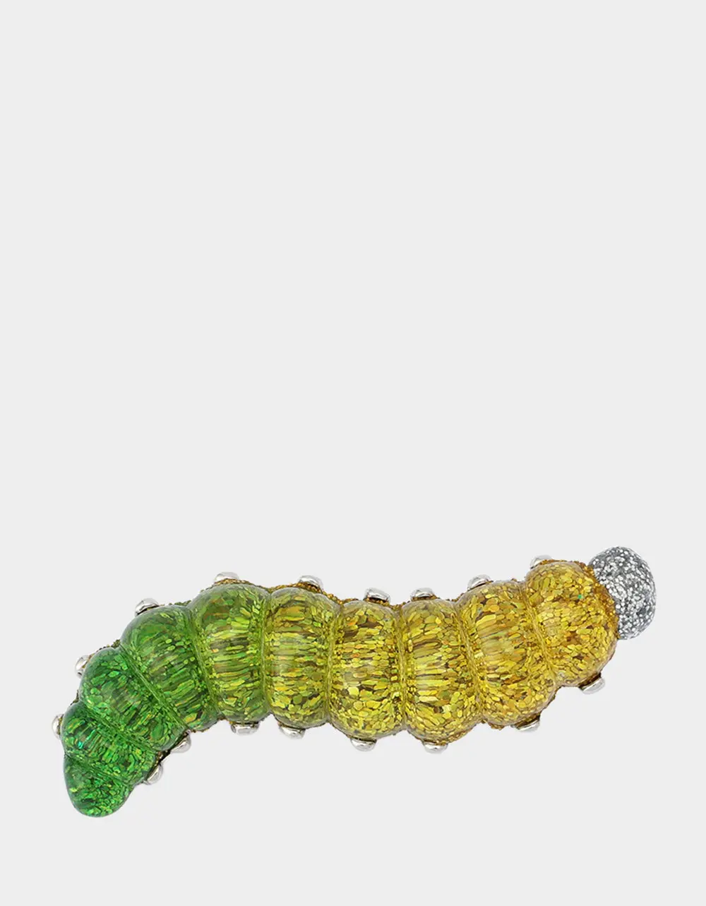 WORM BROOCH GREEN