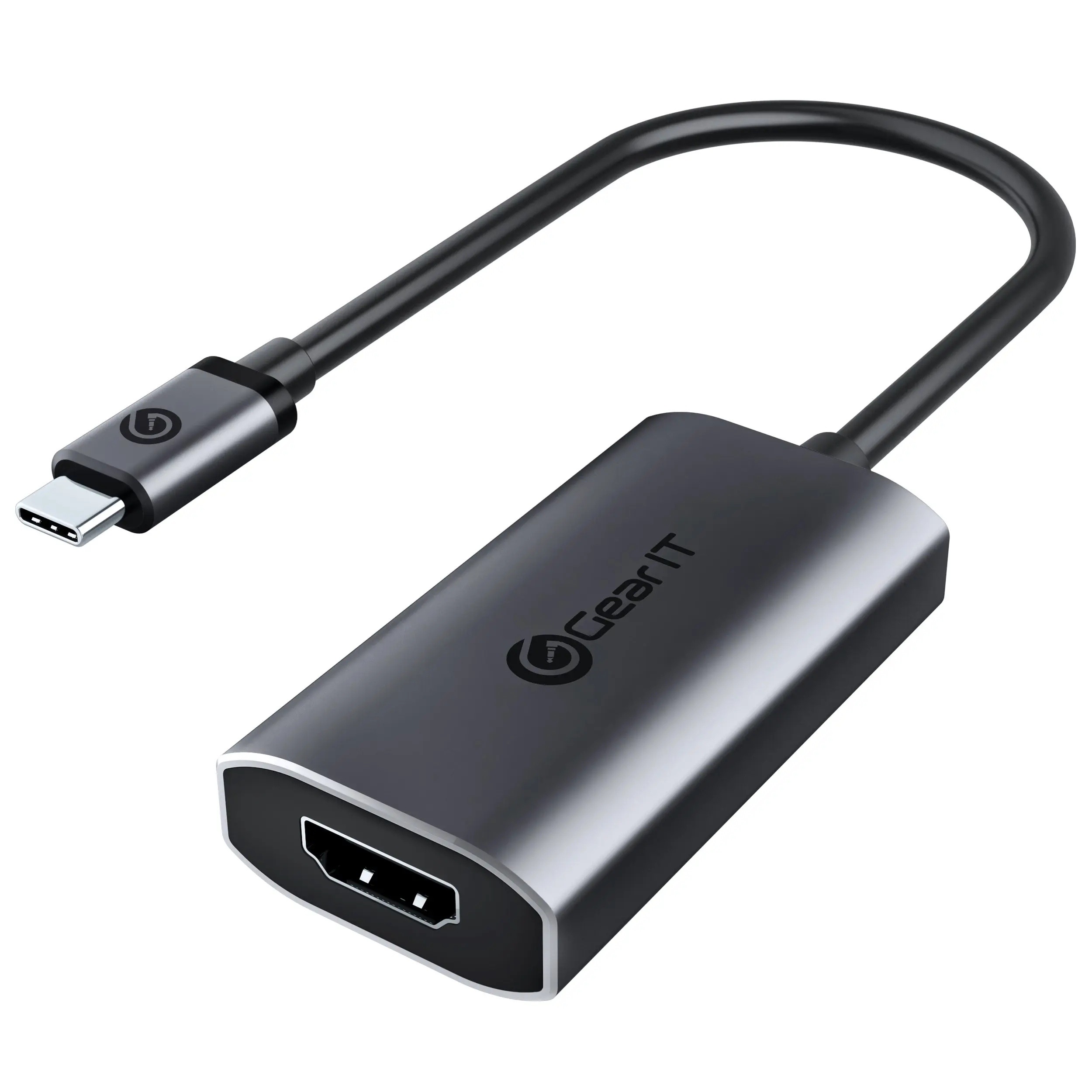 GEARit USB C to HDMI Adapter - 8K@60Hz Thunderbolt 3/4 Compatible Accessories Crystal