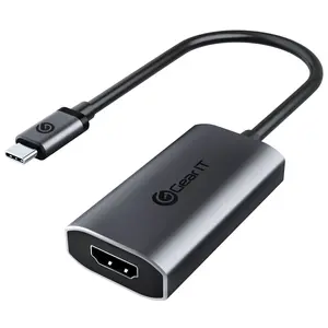 GEARit USB C to HDMI Adapter - 8K@60Hz Thunderbolt 3/4 Compatible Accessories Crystal