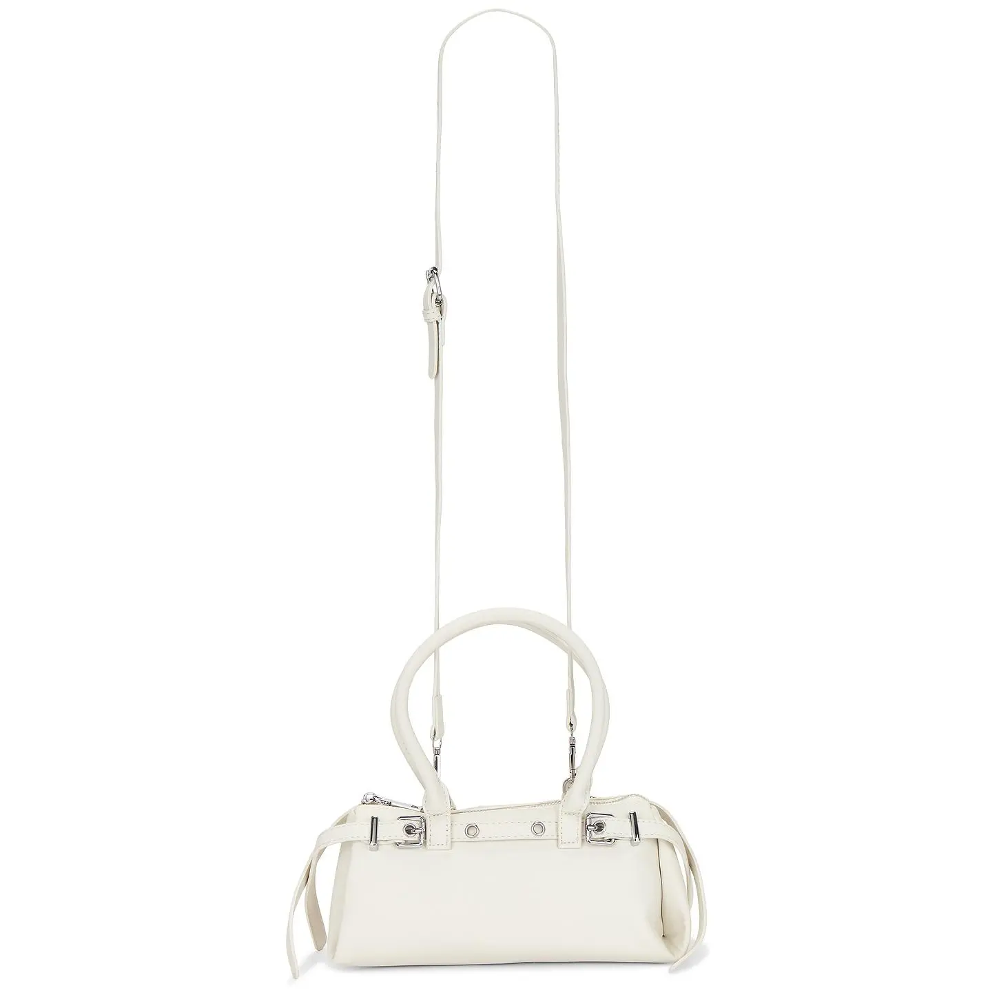 8 Other Reasons Faux Nappa Shoulder Bag in Ivory