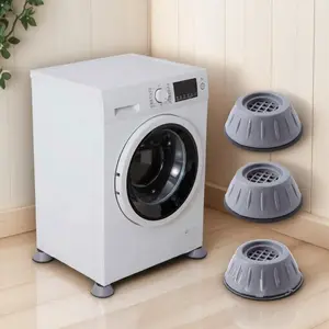 Universal Washing Machine Anti-vibration Pad, 4 Counts Anti-slip Washing Machine Base, Shock Absorption Pad for Washing Machine, Dryer, Refrigerator
