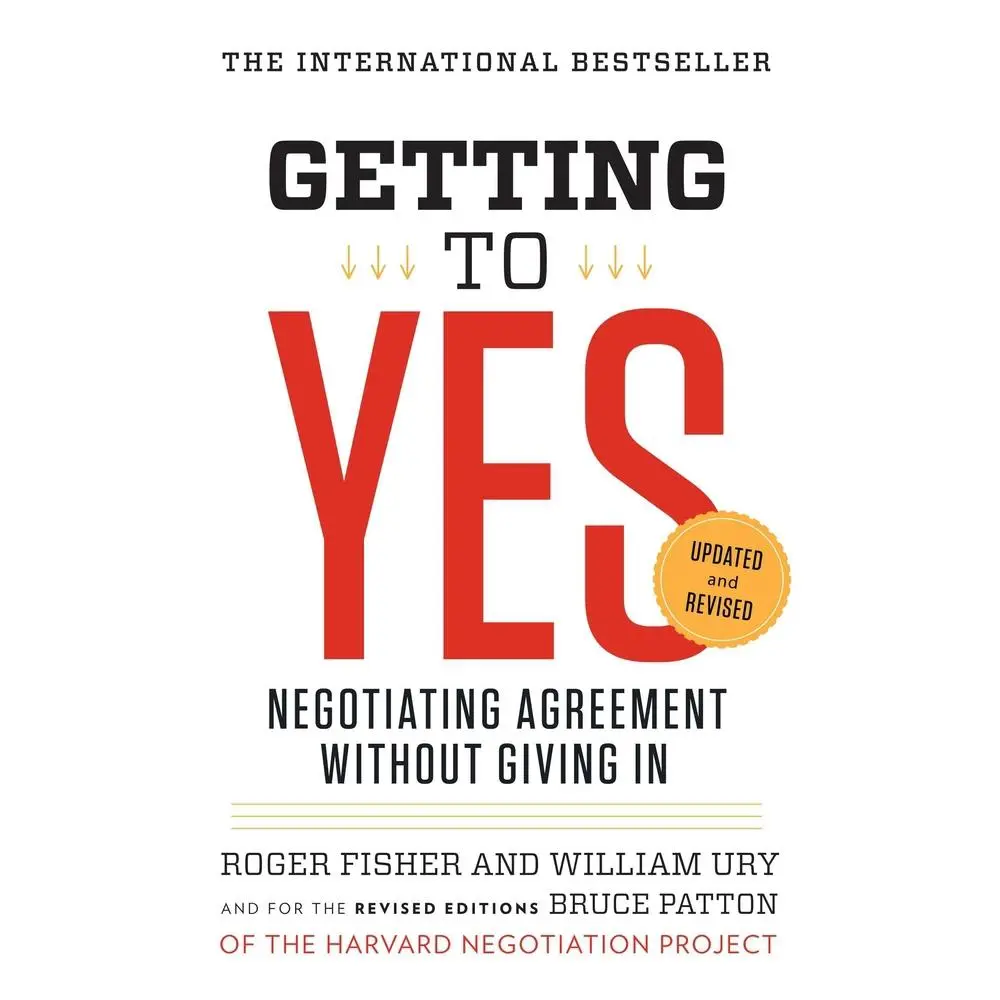 Used Business Book - Getting to Yes: Negotiating Agreement Without Giving in by Roger Fisher (Soft Cover, Harvard Negotiation Project, International Bestseller) - English Guide to Learn Successful Negotiation