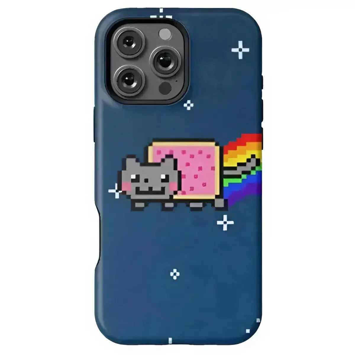 Nyan Cat Pixel art Phone Case, Tough ad Magsafe Case For IP X X1X1 12 13 14 15 16 17 Pro Plus Mini Promax Air & S21 S22 S23 S24 S25 Ultra, Gift For Him, Gift For Her