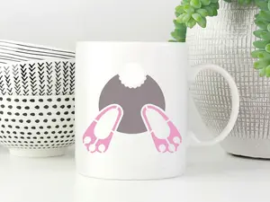 Bunny Butt Easter Stencil - Art and Wall Stencil