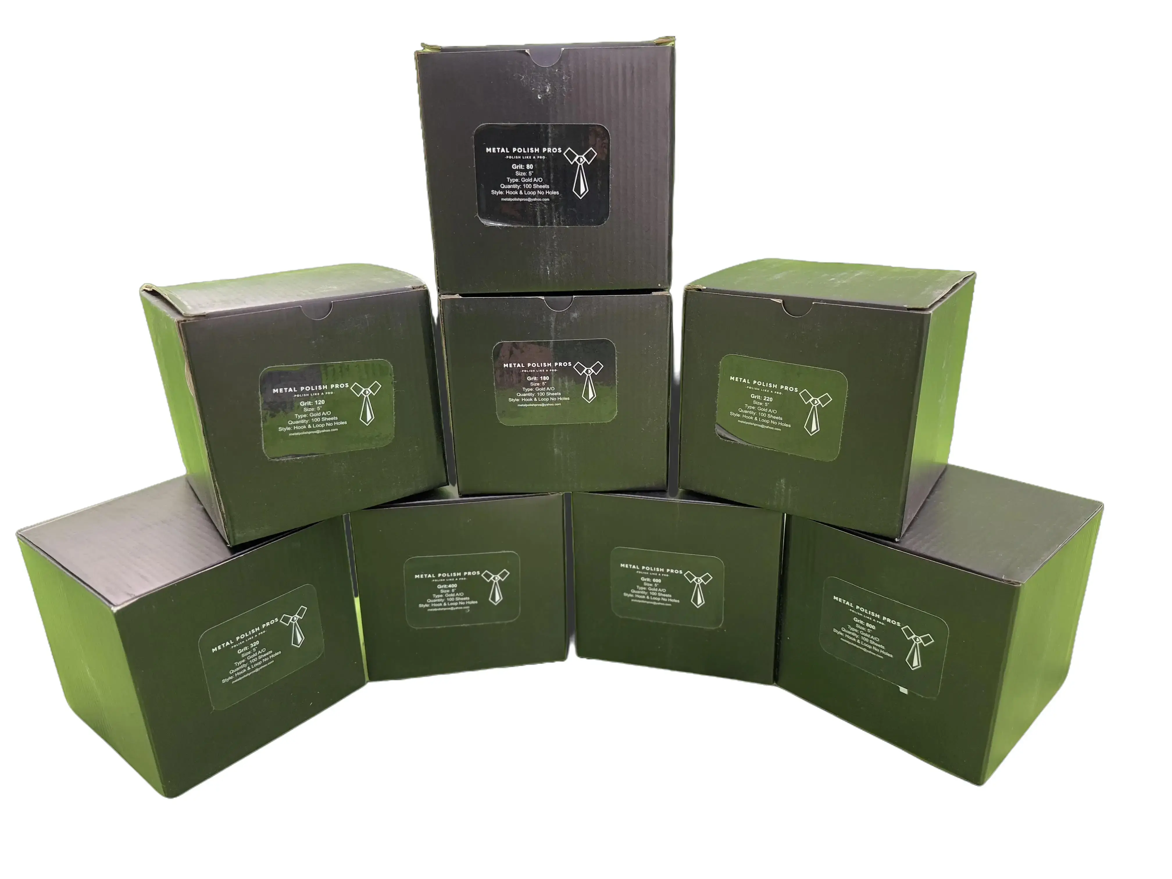 5 Inch MPP Hook & Loop Aluminum Oxide Sandpaper