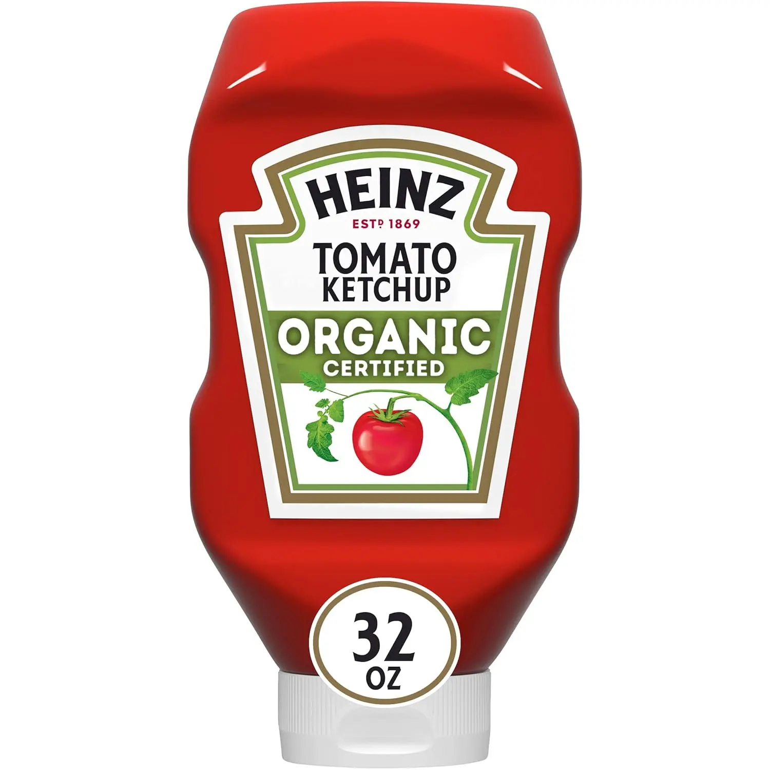 Heinz Organic Tomato Ketchup Sauce, 32 oz Bottle