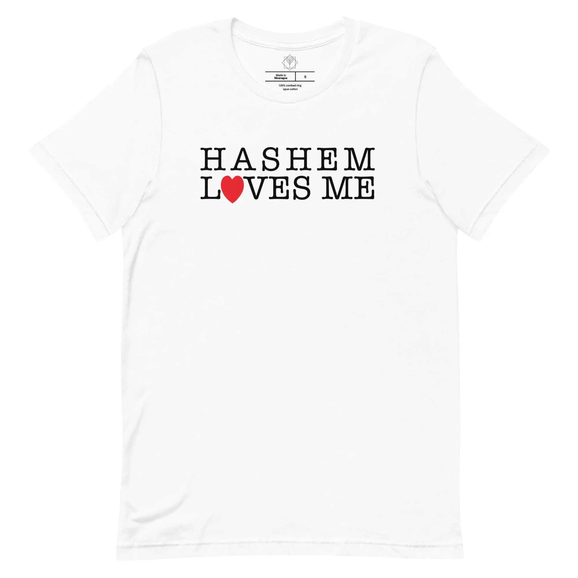 In God We Love HaShem Loves Me Short Sleeve T-Shirt