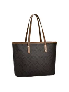 2026 New Fashion Women's Geometric Pattern Tote Bag, Large Capacity Shoulder Bag, Casual Versatile File Bag, Stylish Ladies' Handbag