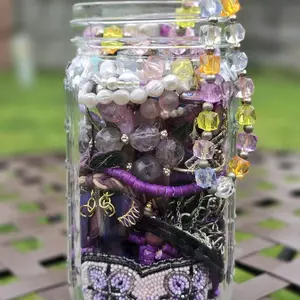 Mystery Jewelry Jar- Purple Tones