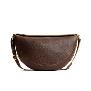 Portland Leather Koala Sling Bag - Premium Leather Crossbody Shoulder Bag for Travel& Everyday Carry- Adjustable Strap, Magnetic Closure