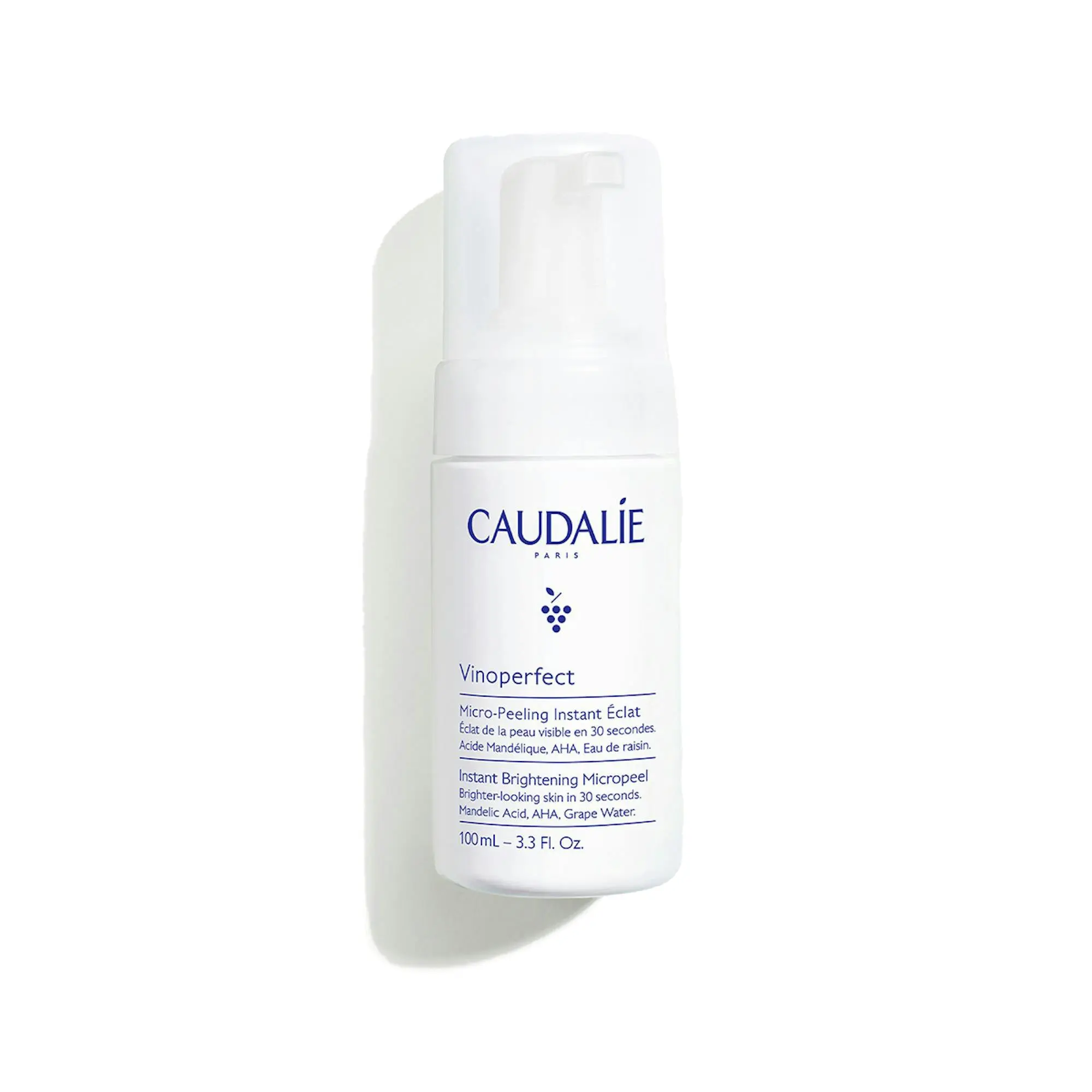 Caudalie Vinoperfect Instant Brightening Micropeel, Foam Face Scrub-Peel for Smooth, Flawless, Radiant Skin, Selfcare Skincare Treatment