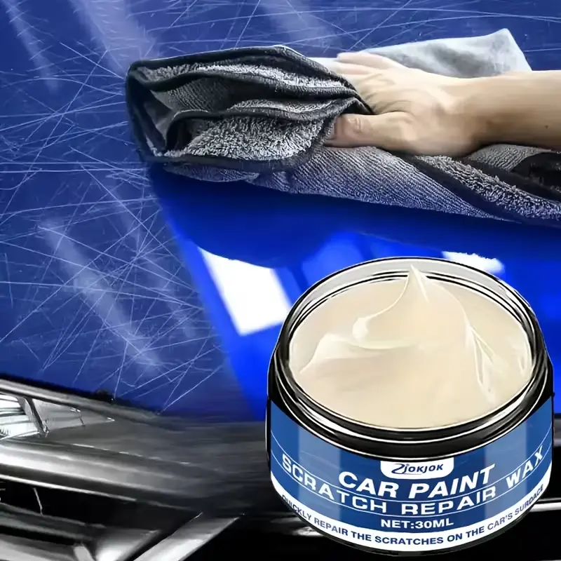 Scratch Repair Paste, Deep Scratch Repair, Restore Perfect Finish, Remove Scratches, Car Scratch Remover for Car Paint, Wheel Rims, Glasses, Helmets, Multi-Scene Use