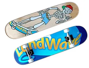 Landwave Skateboards - complete 7 ply - Canadian maple wood- medium concave