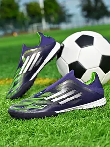 European Cup F50 Football Shoes for Men Women Teens Students, Striped Sporty Training Sneakers, All Seasons Wear