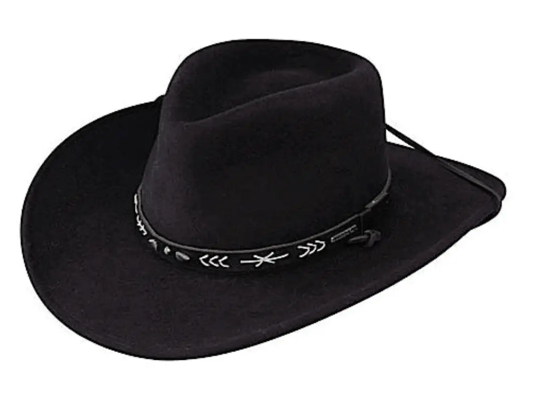 Stetson Santa Fe Black Crushable Wool Cowboy Hat SWSTFE-8132