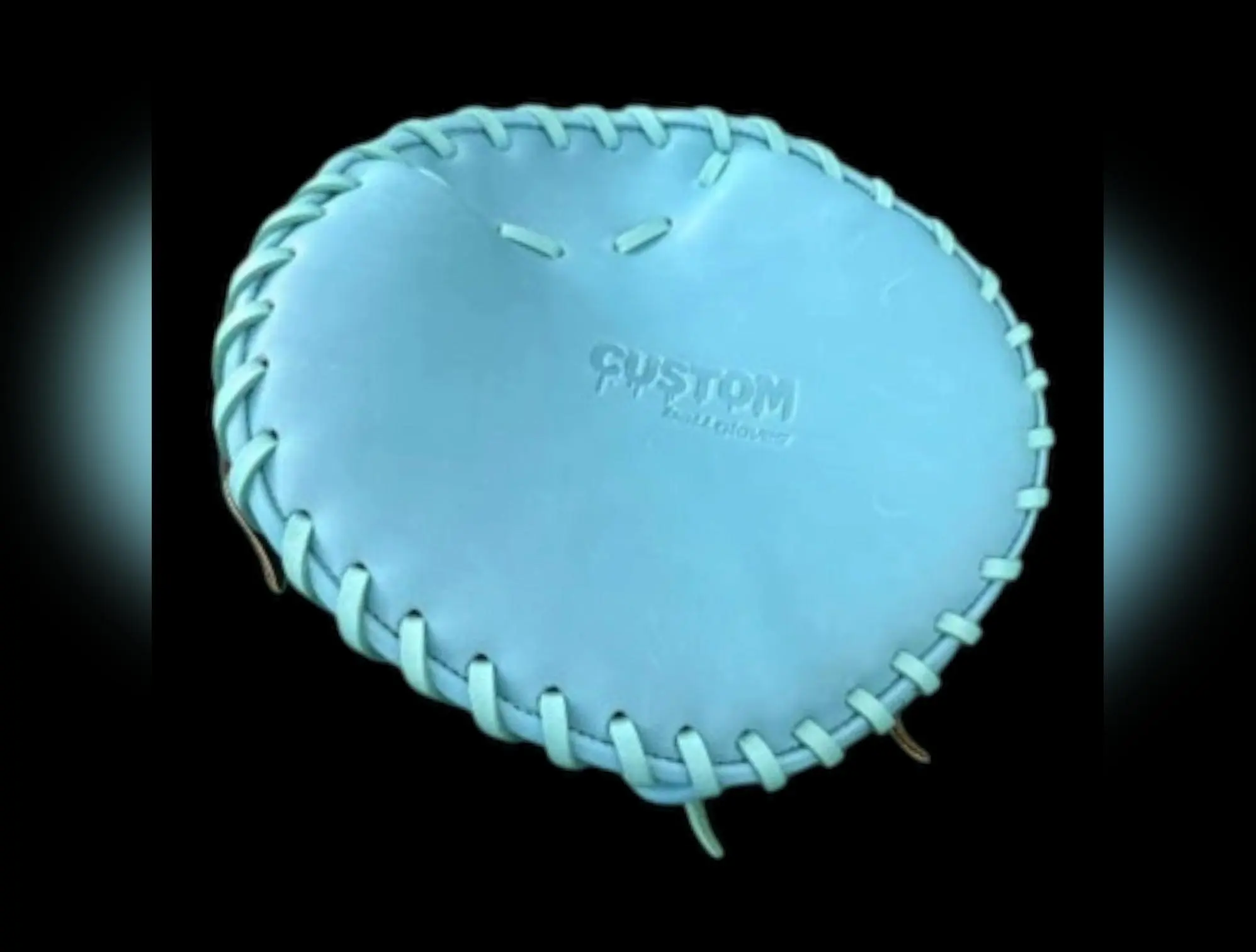 Custom Ice Cream Series Pancake Infield Training Glove Baby Blue Black