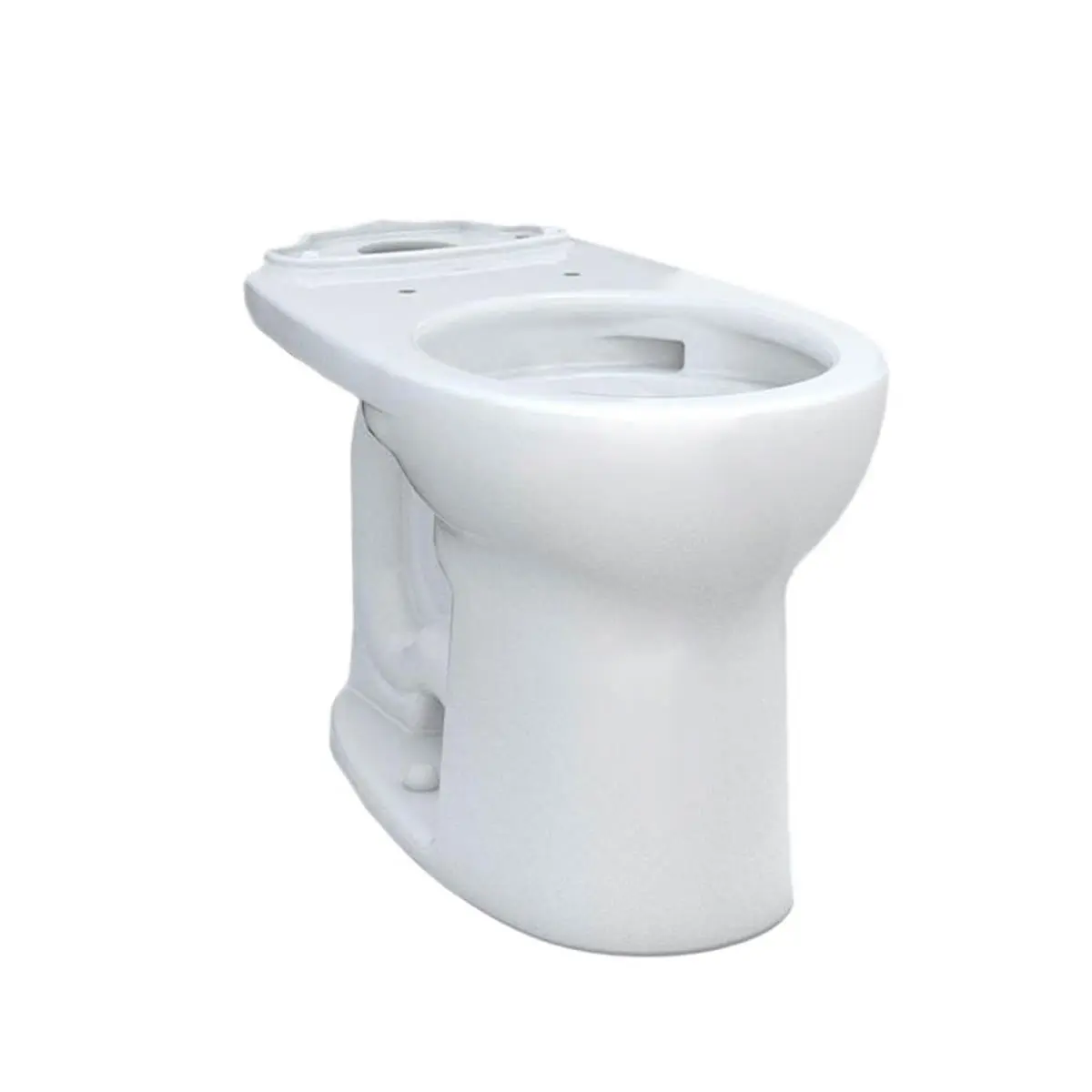 212 MAIN Toto C775CEFG-01 Drake Round Rimless Cefiontect Toilet Bowl - Cotton, Floor-Mount Traditional Bathroom Fixture with Efficient Flush, Cefiontect Surface