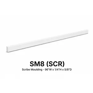 SM8 Scribe Molding | 96" Deep | Launch Cabinet Collection
