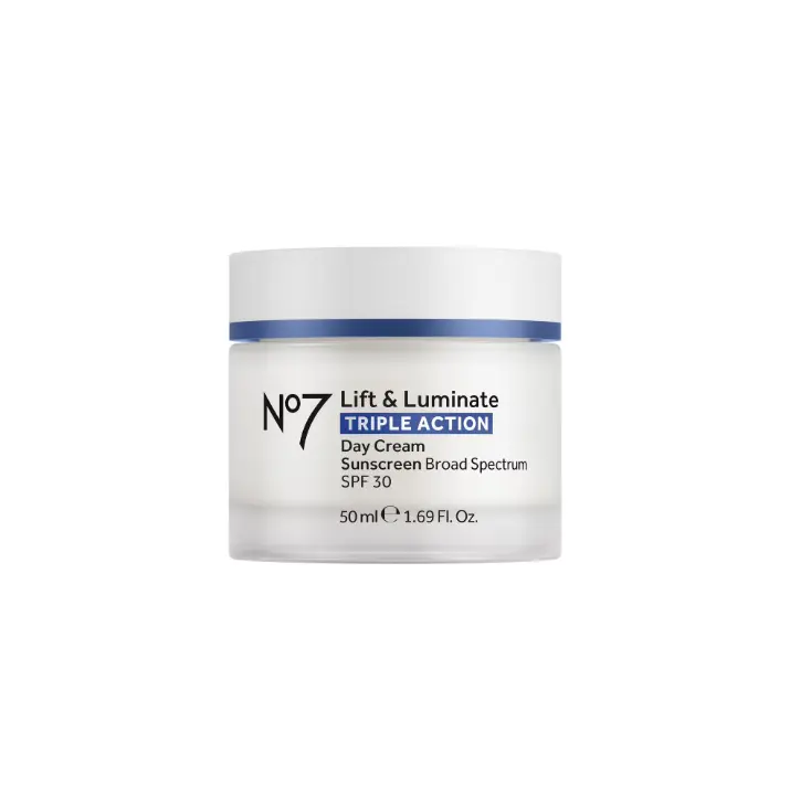 No7 Lift & Luminate Triple Action Day Cream with SPF 30 - 1.69 fl oz