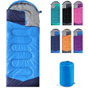 Camping Sleeping Bag - 3 Season Warm & Cool Weather - Summer Spring Fall Lightweight Waterproof for Adults Kids - Camping Gear Equipment, Traveling, and Outdoors