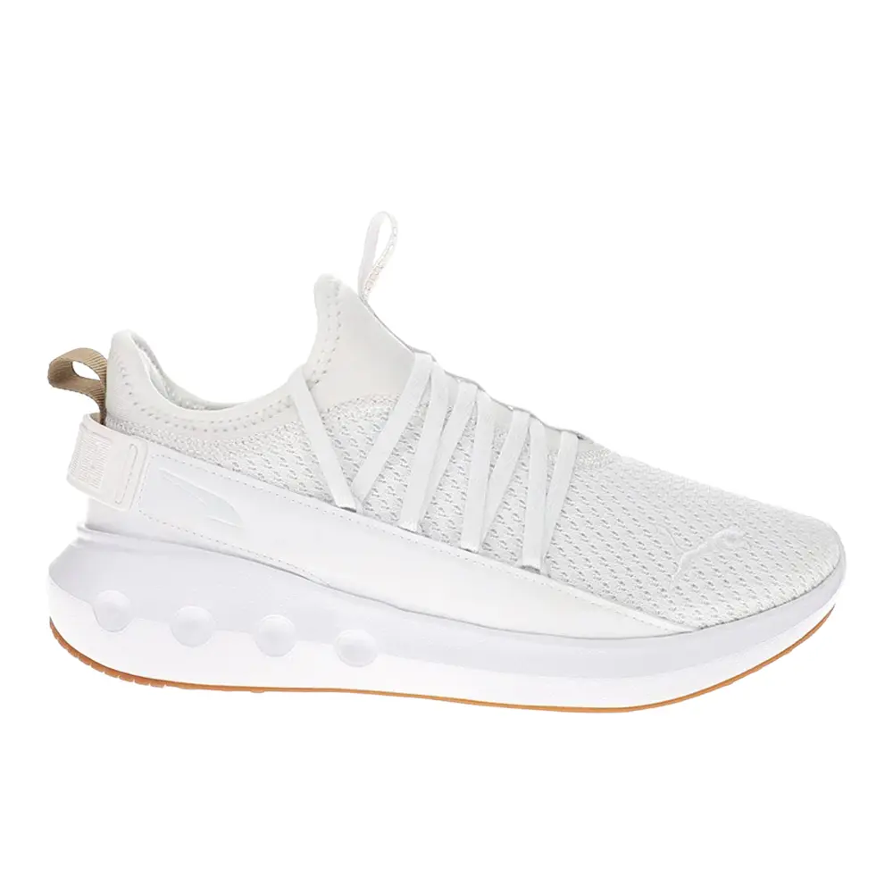 PUMA Mens Softride Carson Fresh Knit Lace Up Sneakers Shoes Casual - White