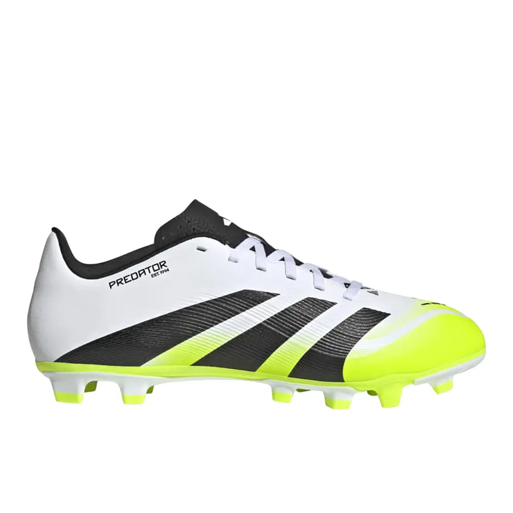 adidas Mens Predator Club FirmMulti-Ground Soccer Cleats  - Black, White, Yellow