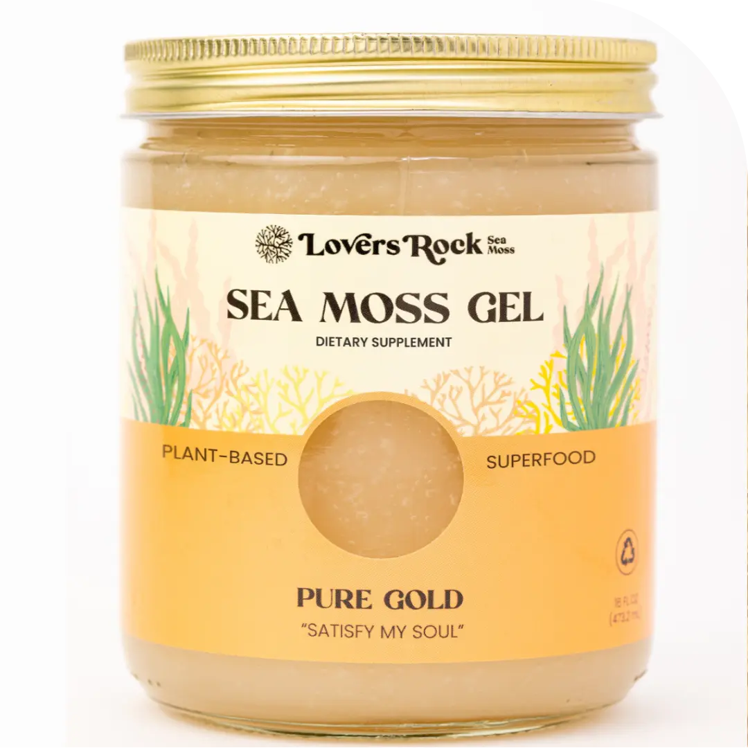 Pure Gold, Infusion-Free Sea Moss Gel