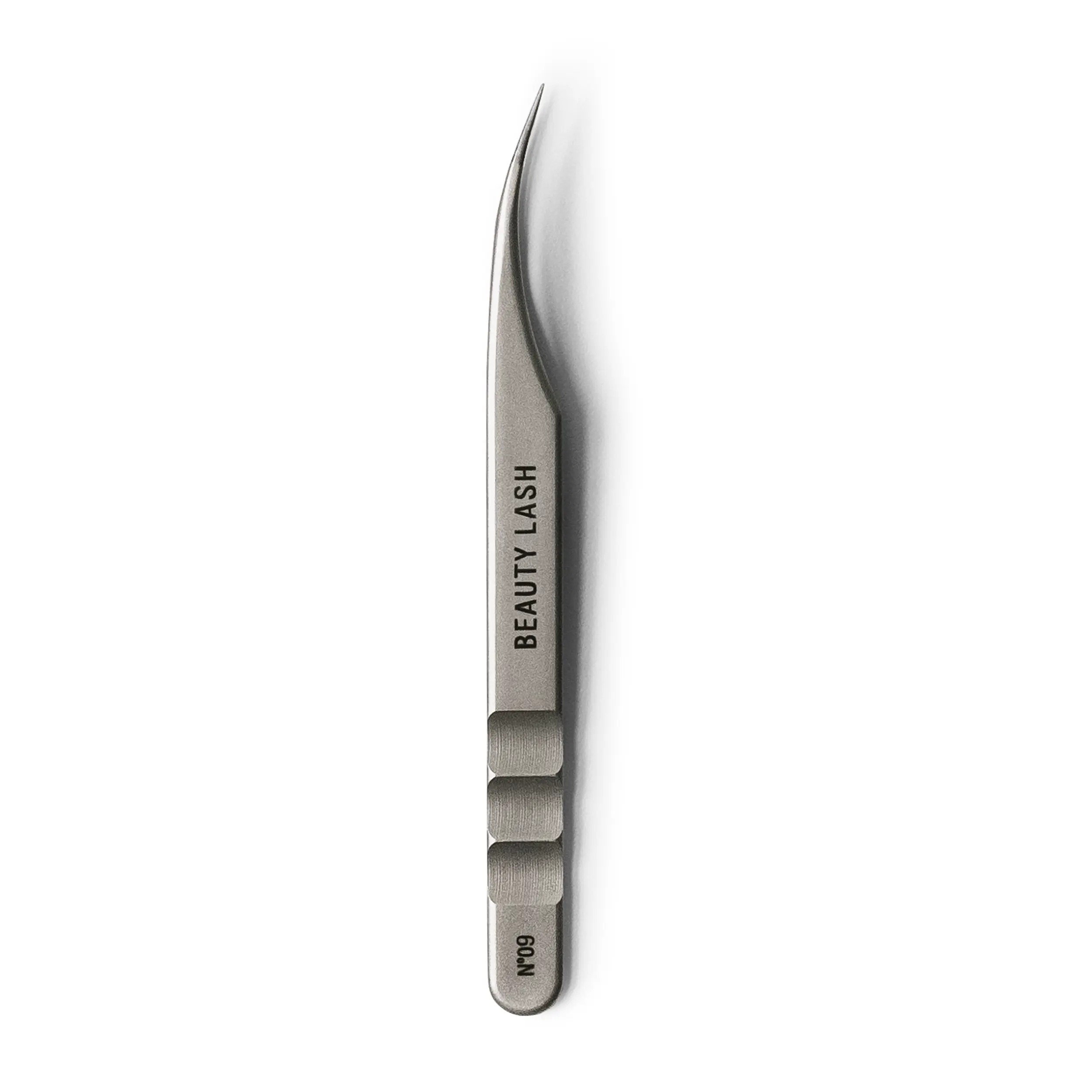 Beauty Lash Isolate Tweezer Nº 09 - High Precision Laser Calibrated for Eyelash Extensions, Durable Grip Handle