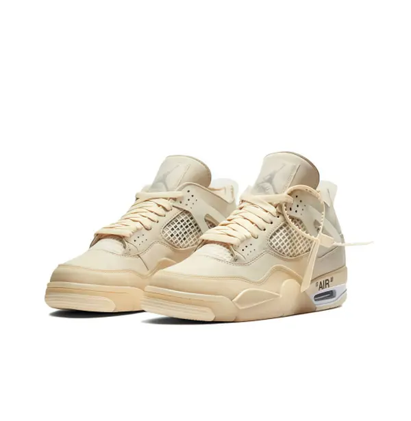 Retro Mid-Top Basketball Shoes in BlackBlueRed Mesh and Leather Upper with Semi-Transparent Wings and Gum Rubber Outsole