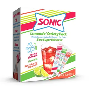 Sonic x Singles To Go Zero Sugar Limeade Drink Mix Variety Pack - 30ct